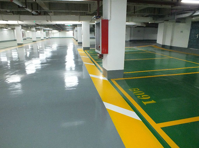 地下停車場環(huán)氧地坪